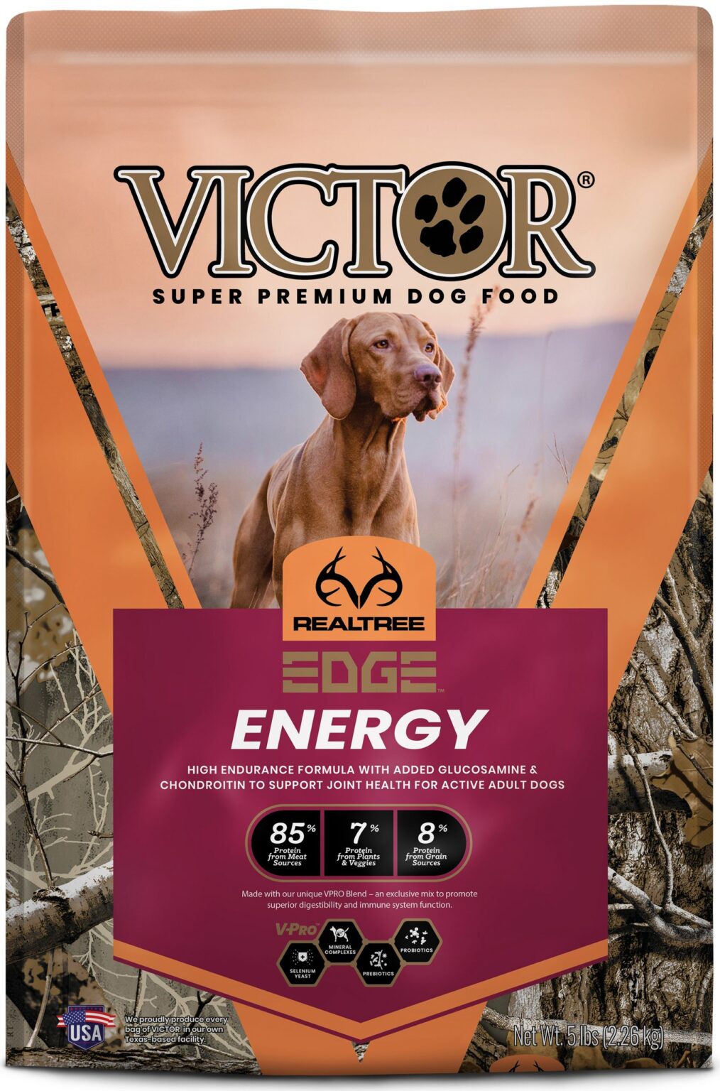 Victor Realtree Edge Energy 5lb: Nutrition for Active Dogs