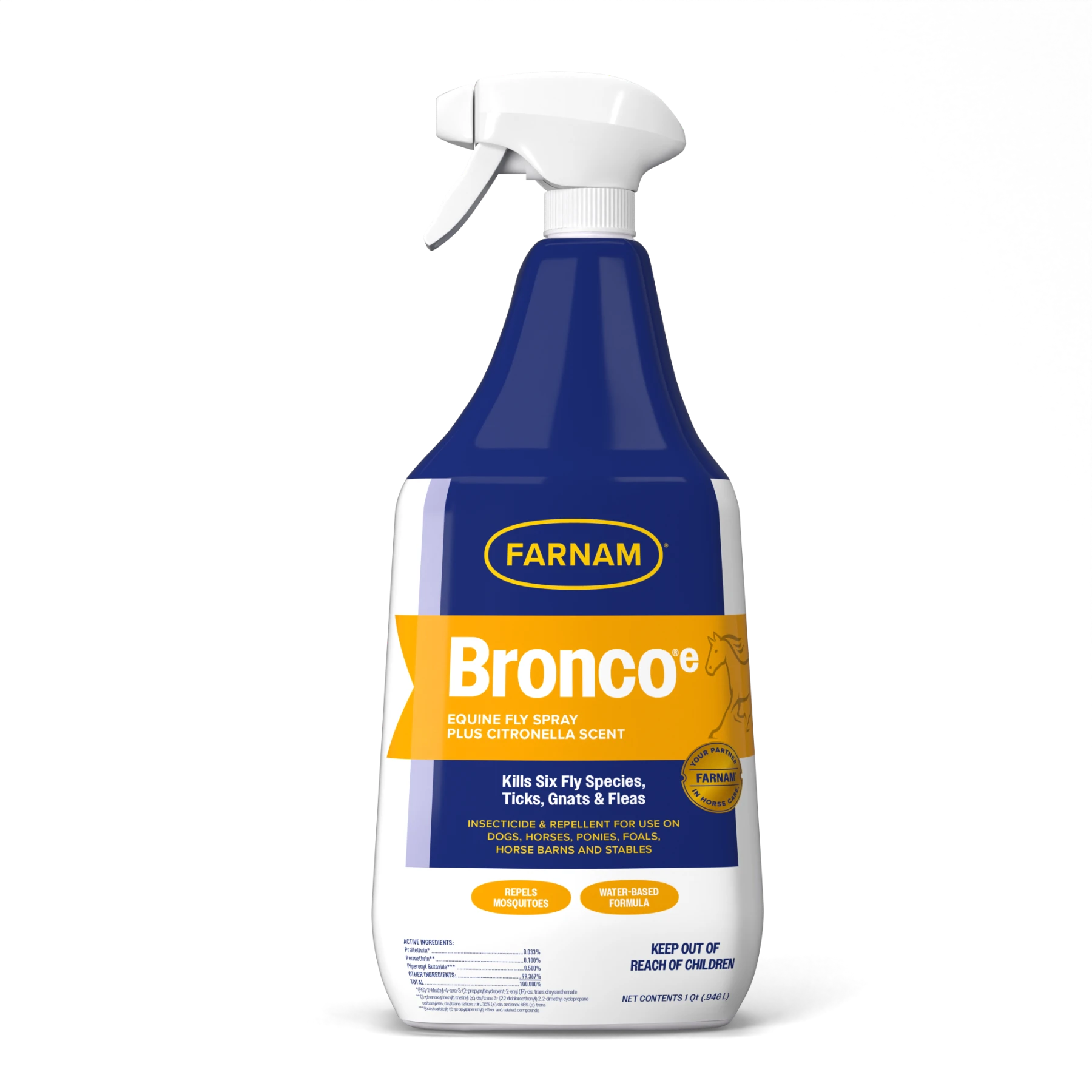 Bronco e Fly Spray 32 oz. Front Label (1)